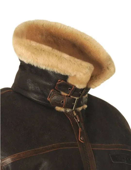 SHEEPSKIN BOMBER JACKET
