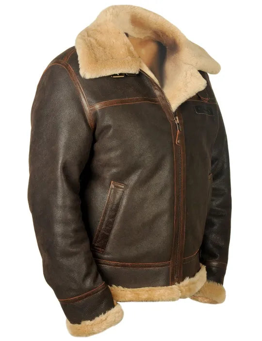 SHEEPSKIN BOMBER JACKET