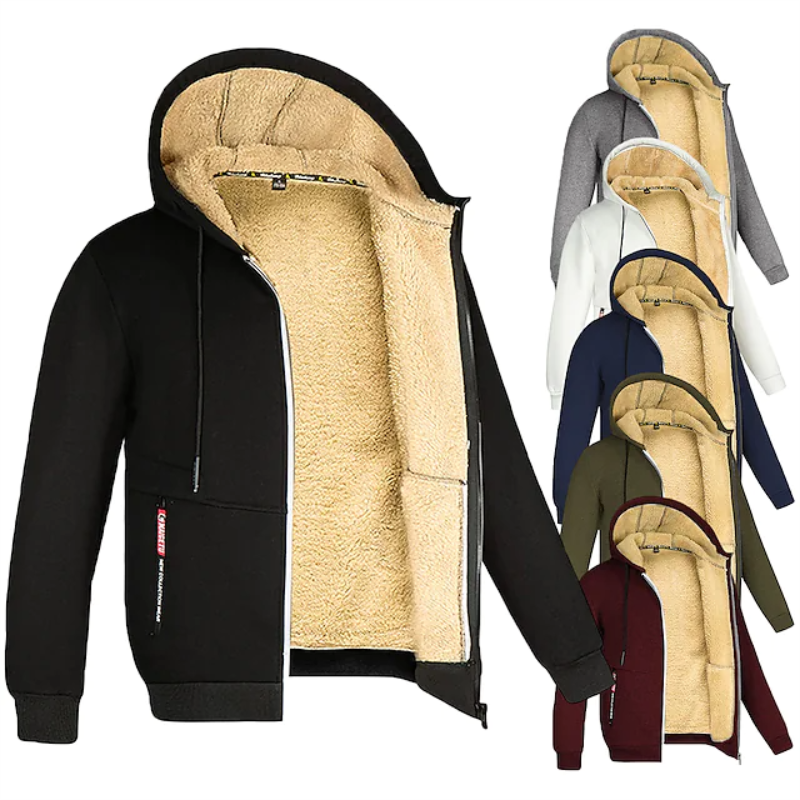 Super Cozy Men's Zip-Up Hoodie