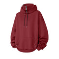 Men's Casual High Collar Loose Fit Hoodie